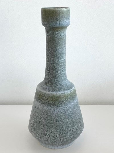 Angular Vase with Cup Top