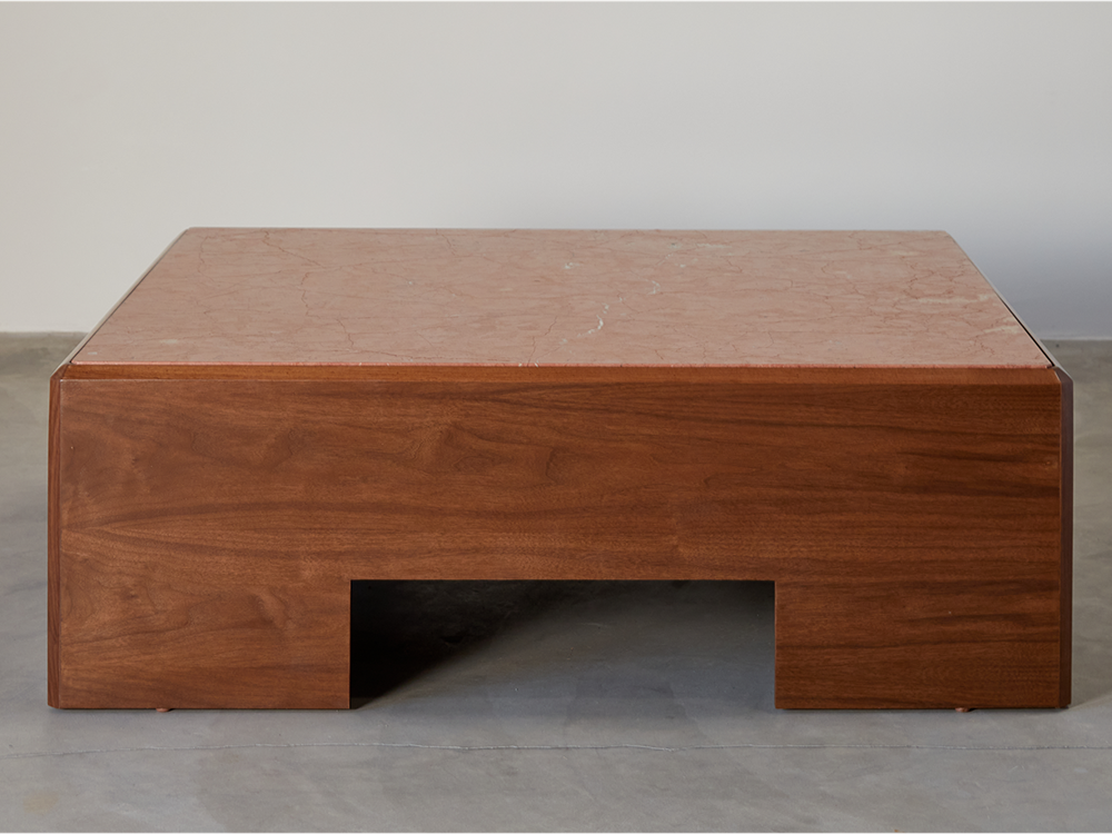 Josh Greene Design x LF - Clearman Coffee Table w/ Stone Top