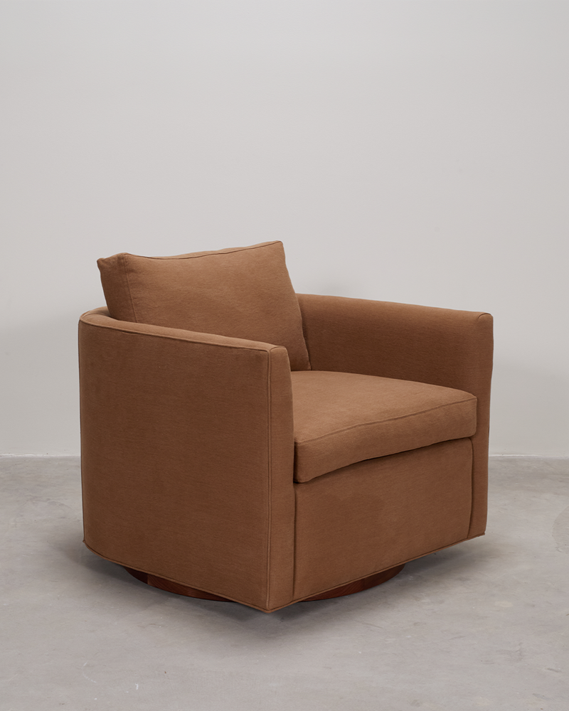 Curved Back Swivel Chair