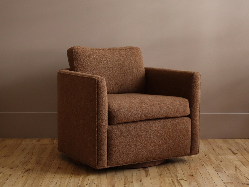 Curved Back Swivel Chair