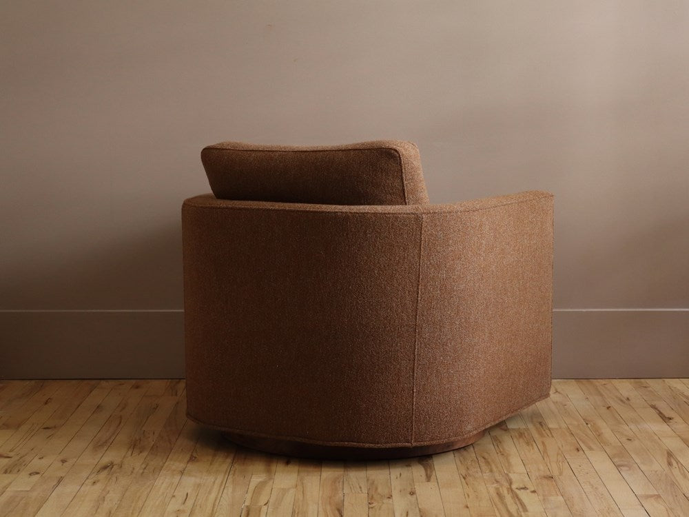 Curved Back Swivel Chair