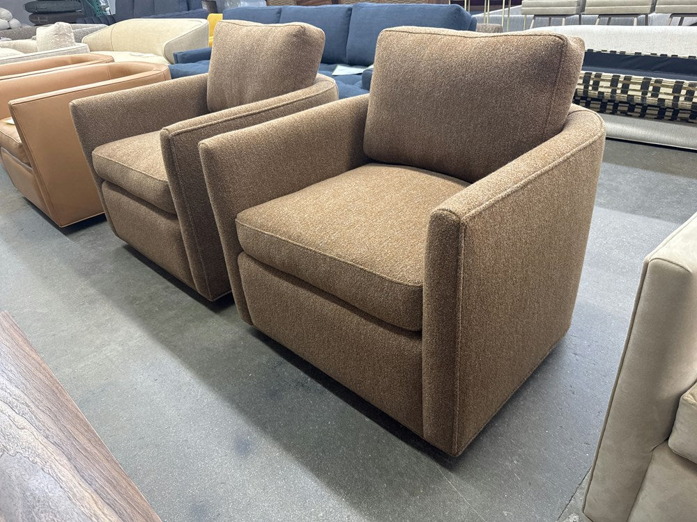 Curved Back Swivel Chair