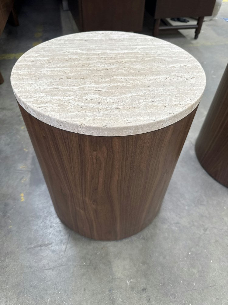 Prospect Side Table w/ Stone Top
