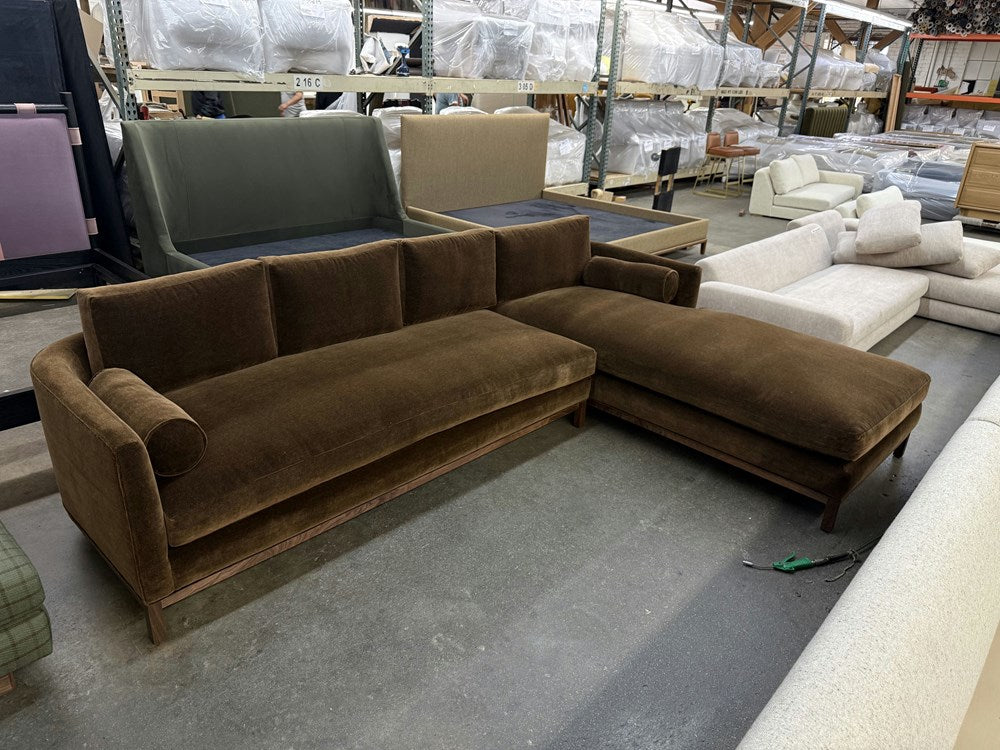 Curved Back Sectional