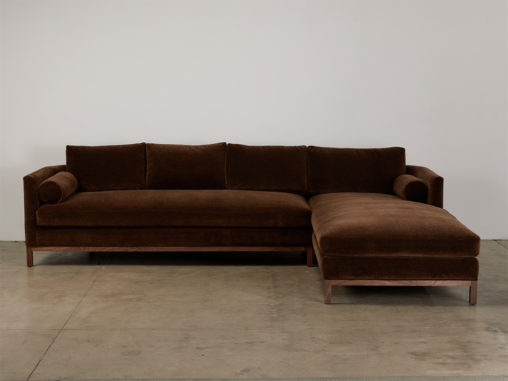 Curved Back Sectional