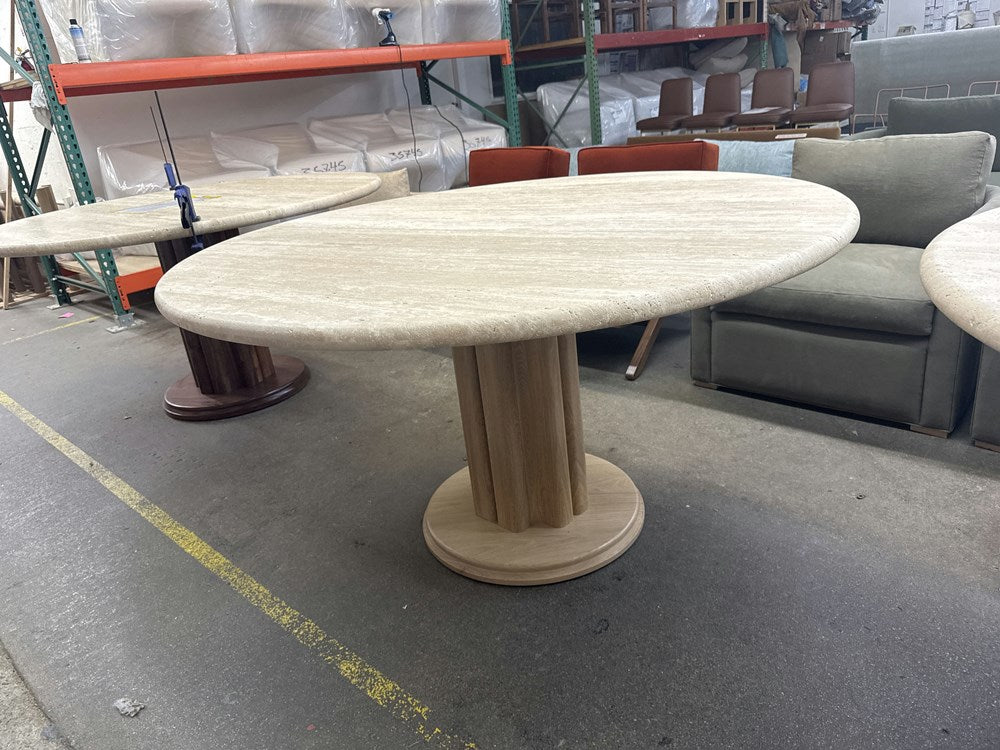 San Rafael Round Pedestal Dining Table 60"