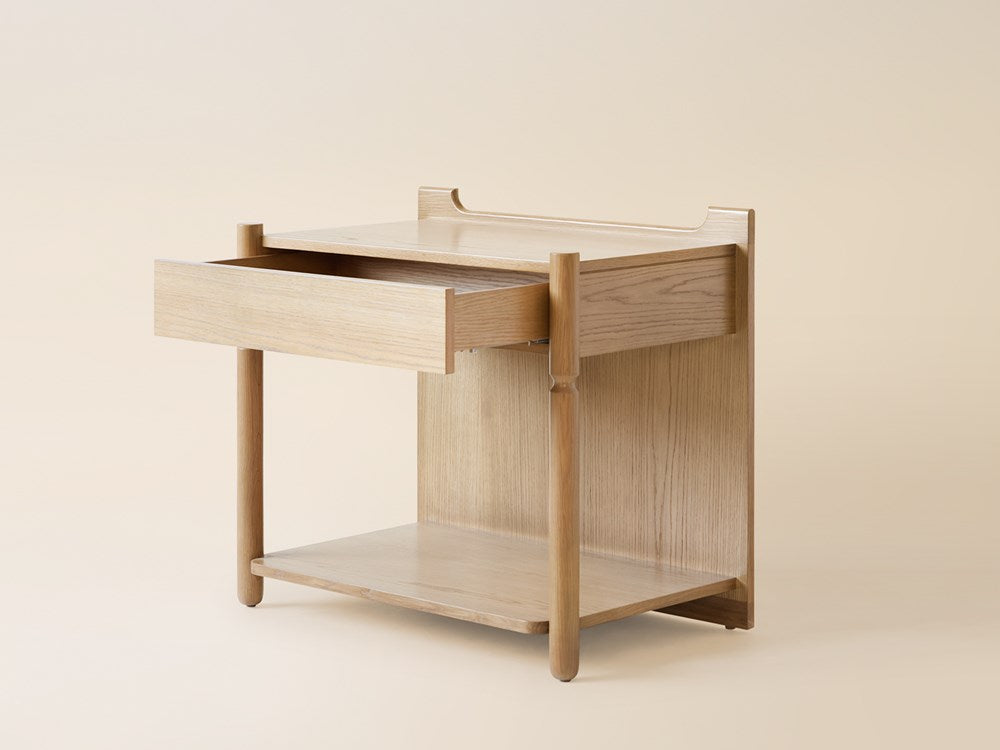 San Rafael Large Nightstand in Light Oak