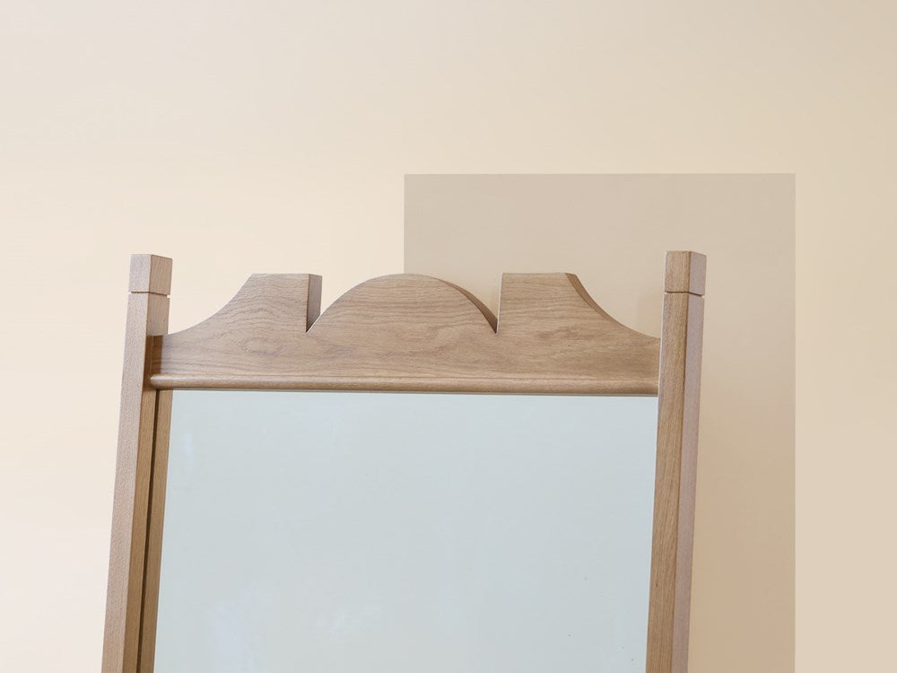 San Rafael Wall Mirror 44" in Light Oak