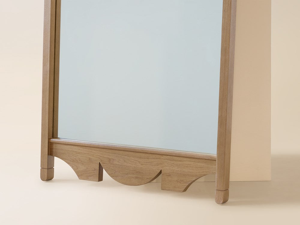 San Rafael Wall Mirror 44" in Light Oak