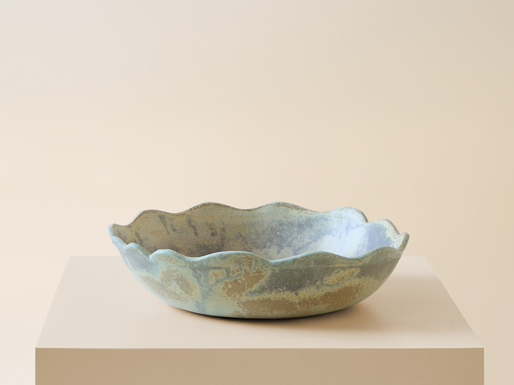 Patina Large Scallop Bowl