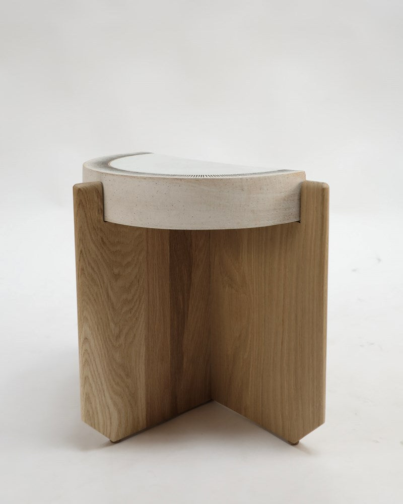 MQuan Clay Half Side Table