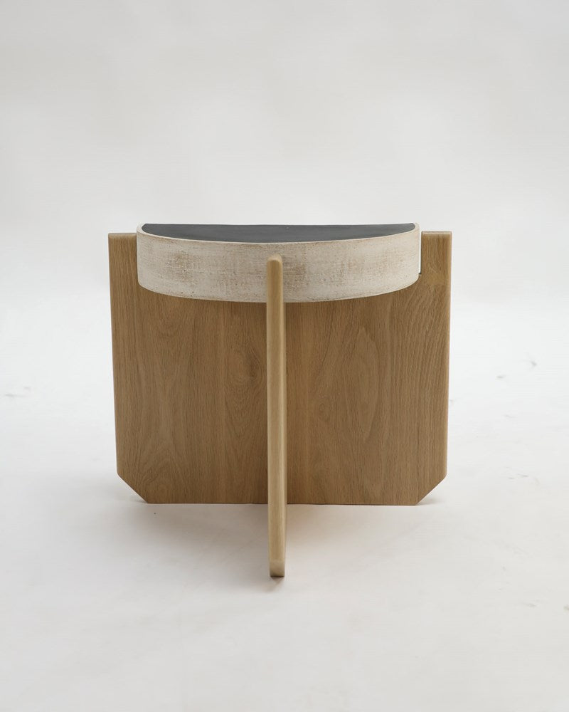 MQuan Clay Half Side Table