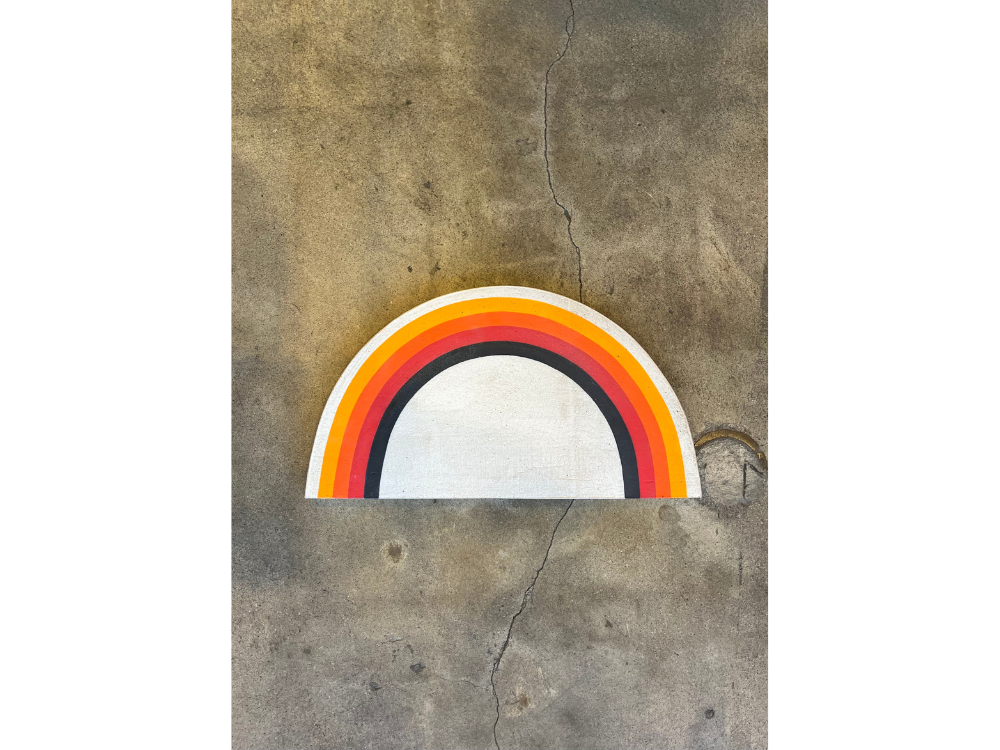 Wall Portal Tile: Rings Rainbow