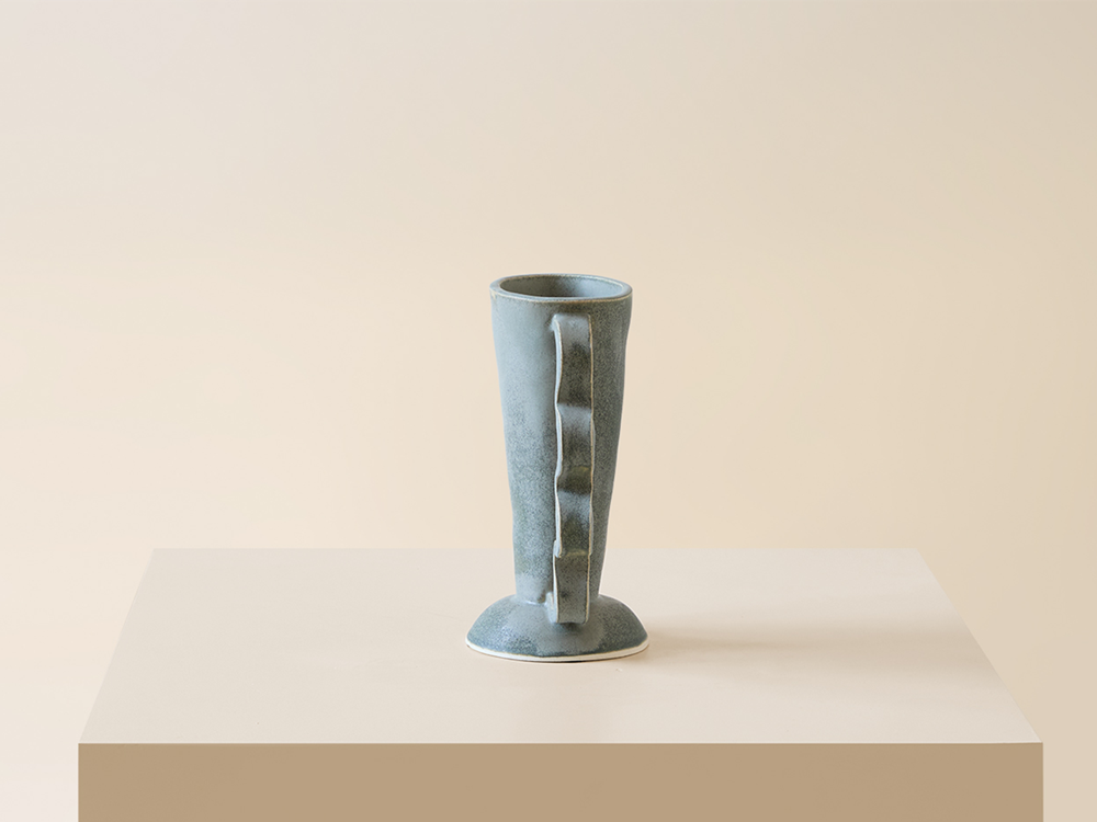 Teal Stretch Vase