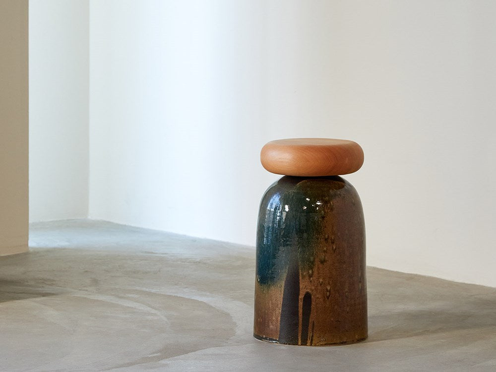 Rubini Side Table with Rounded Top