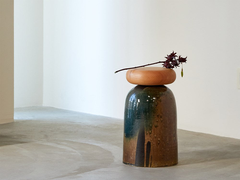 Rubini Side Table with Rounded Top