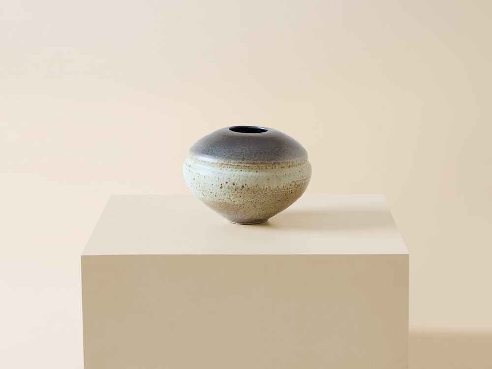 Decorative Vessel in Rusty Yellow