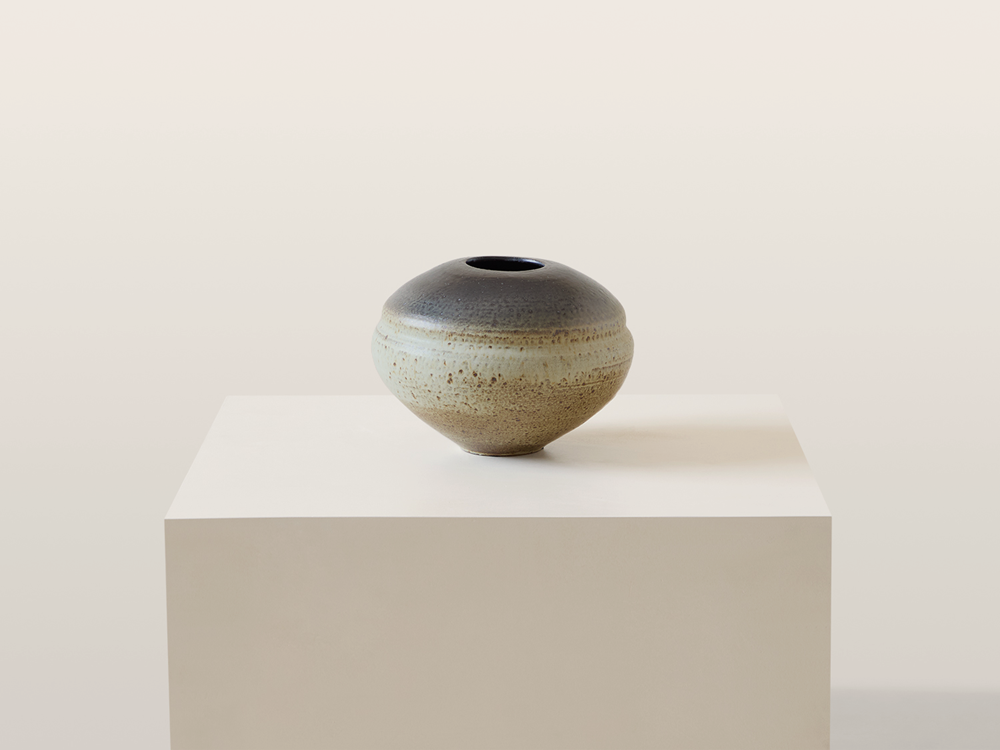 Decorative Vessel in Rusty Yellow