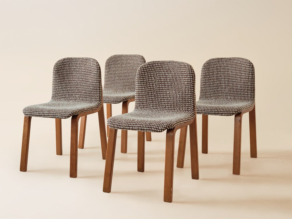 Set of 4 Italian Dining Chairs, c1960s