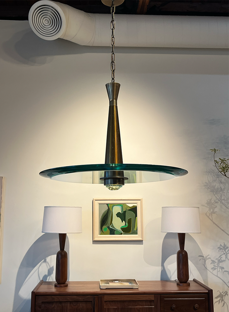Max Ingrand for Fontana Arte Chandelier