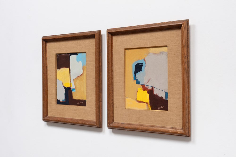 Lynda Keeler: Garden Map #113 Diptych