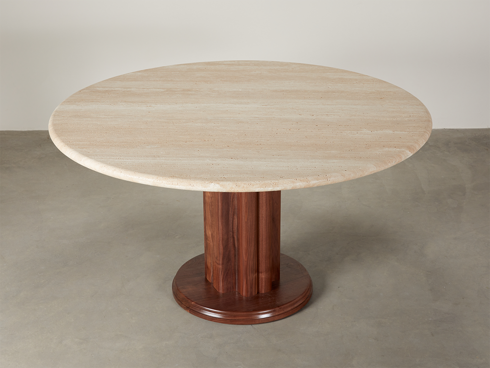 San Rafael Round Pedestal Dining Table 60"