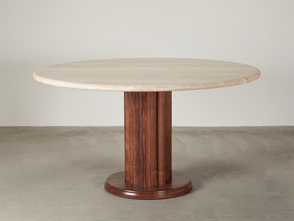 San Rafael Round Pedestal Dining Table 60"