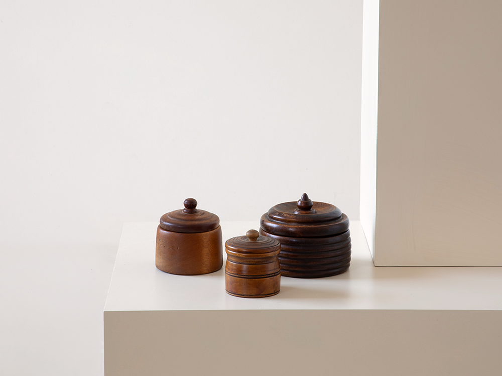 Set of 3 Canisters, Belgium c1960s