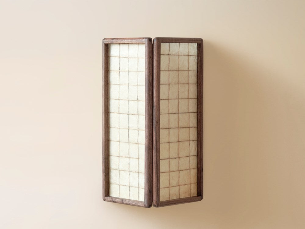 Tall String Sconce - Walnut