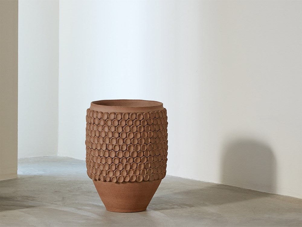 Stoneware Print Planter