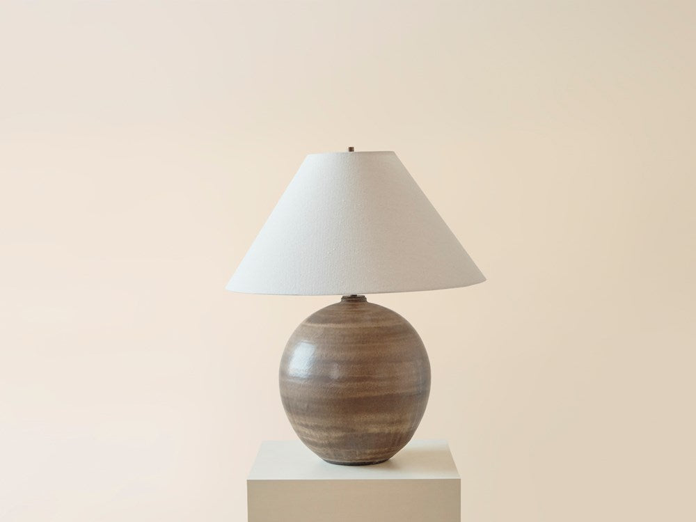Large Orb Lamp in Hazel
