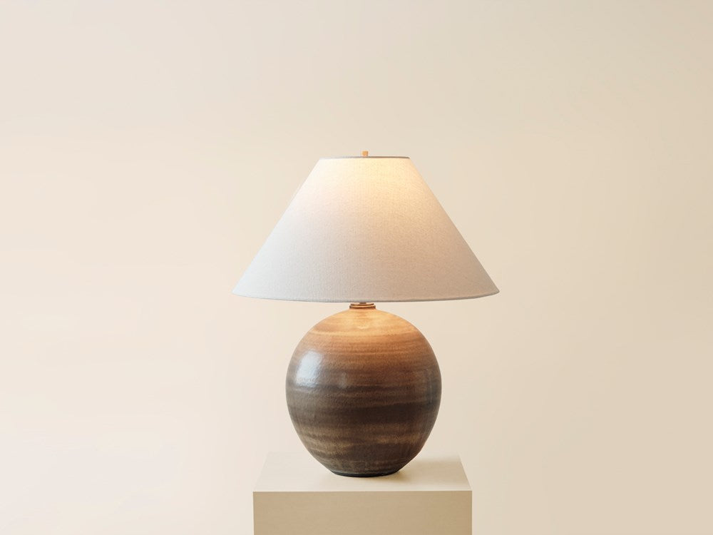 Large Orb Lamp in Hazel