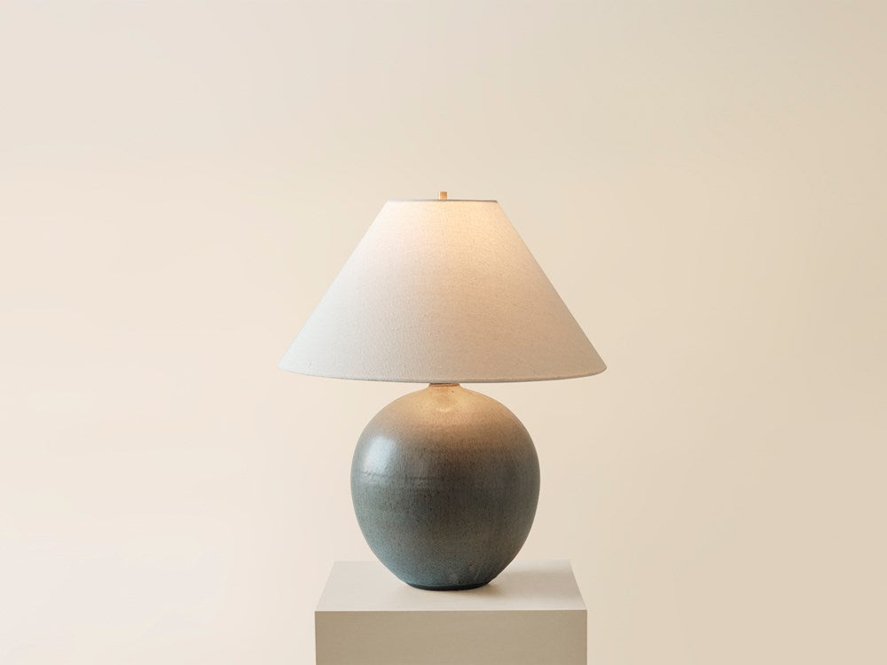 Large Orb Lamp in Pond