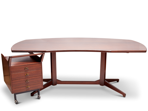 "Model TL22" Desk w/ Cart by Franco Albini and Franca Helg