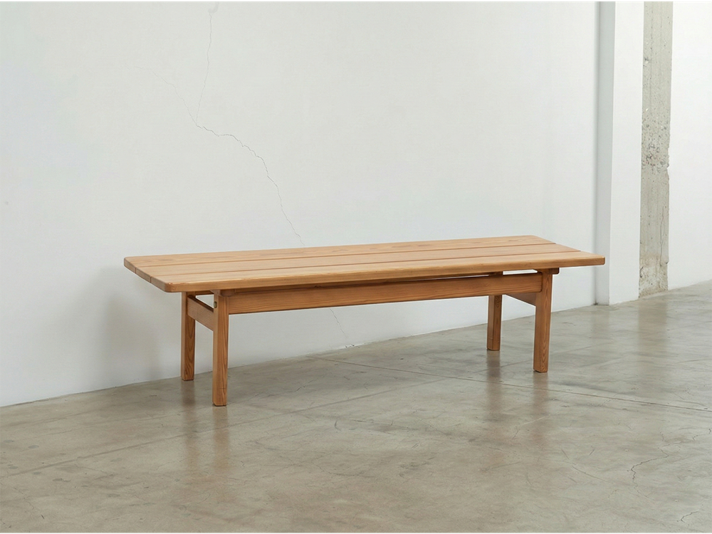 "Asserbo" Oregon Pine Bench by Borge Mogensen