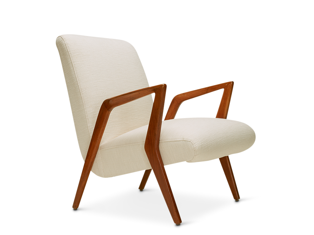 Pair of Armchairs by Luigi Scremin