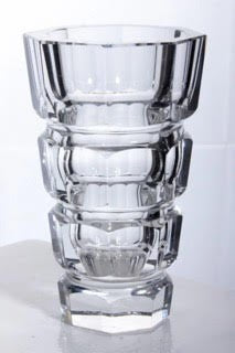 Moser Facet Cut Vase by Josef Hoffmann