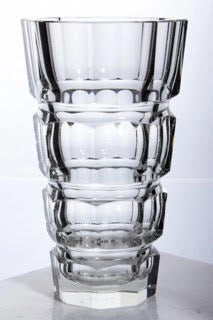 Moser Facet Cut Vase by Josef Hoffmann