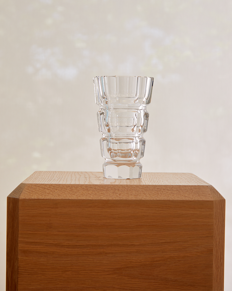 Moser Facet Cut Vase by Josef Hoffmann