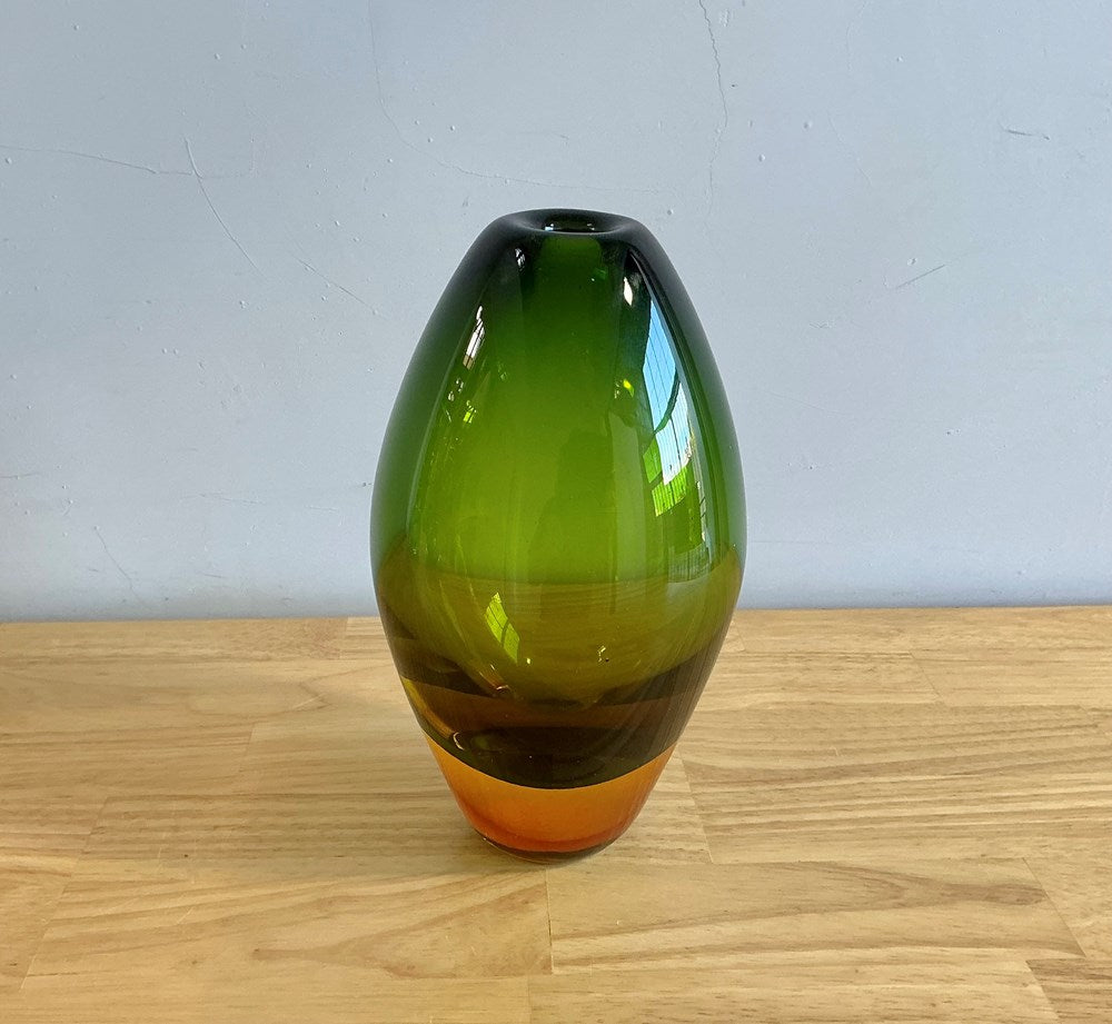 Murano Glass Vase by Flavio Poli