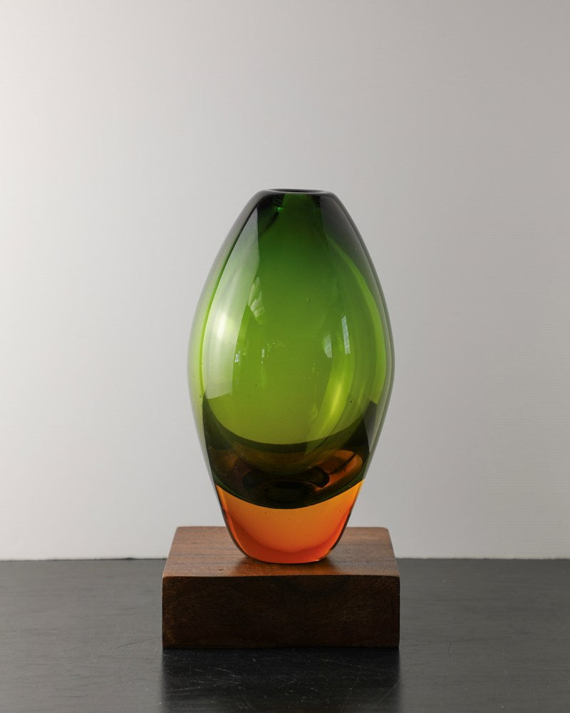 Murano Glass Vase by Flavio Poli