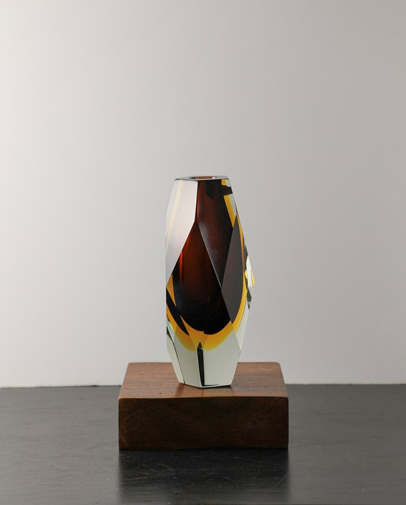 Murano Glass Vase by Mandruzzato