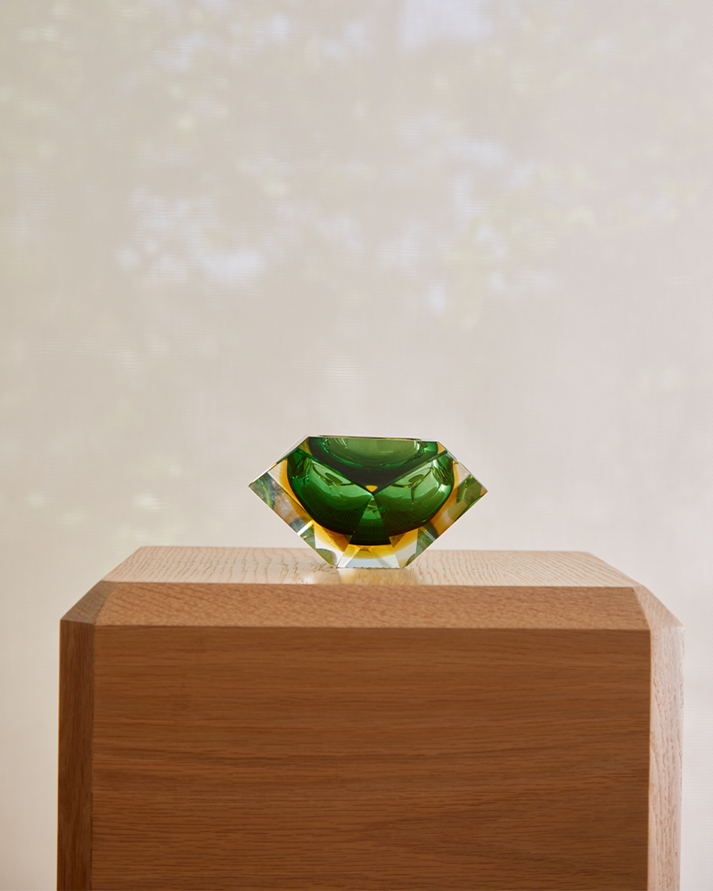 Murano Glass Diamond Bowl