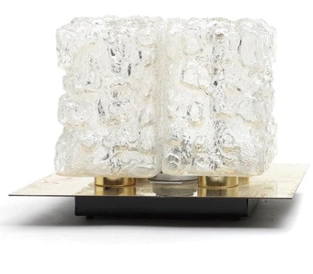 Glass Table Lamp by Helena Tynell