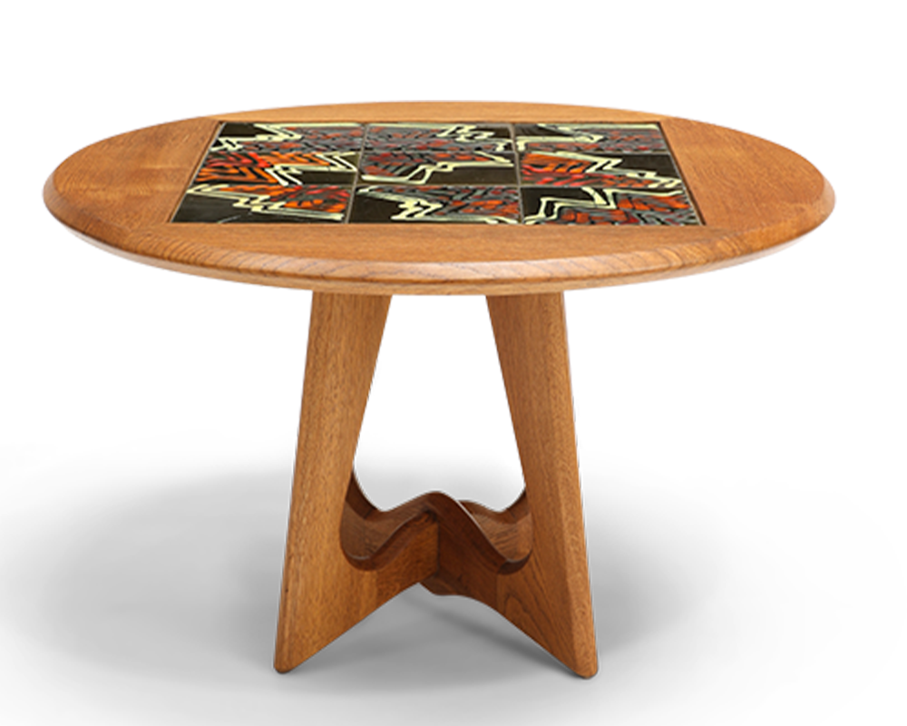 Large Side Table by Guillerme et Chambron