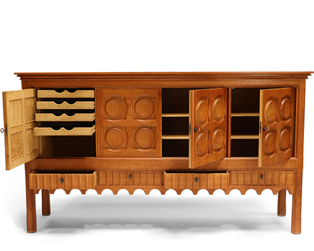 Oak Sideboard by Henry Kjærnulf