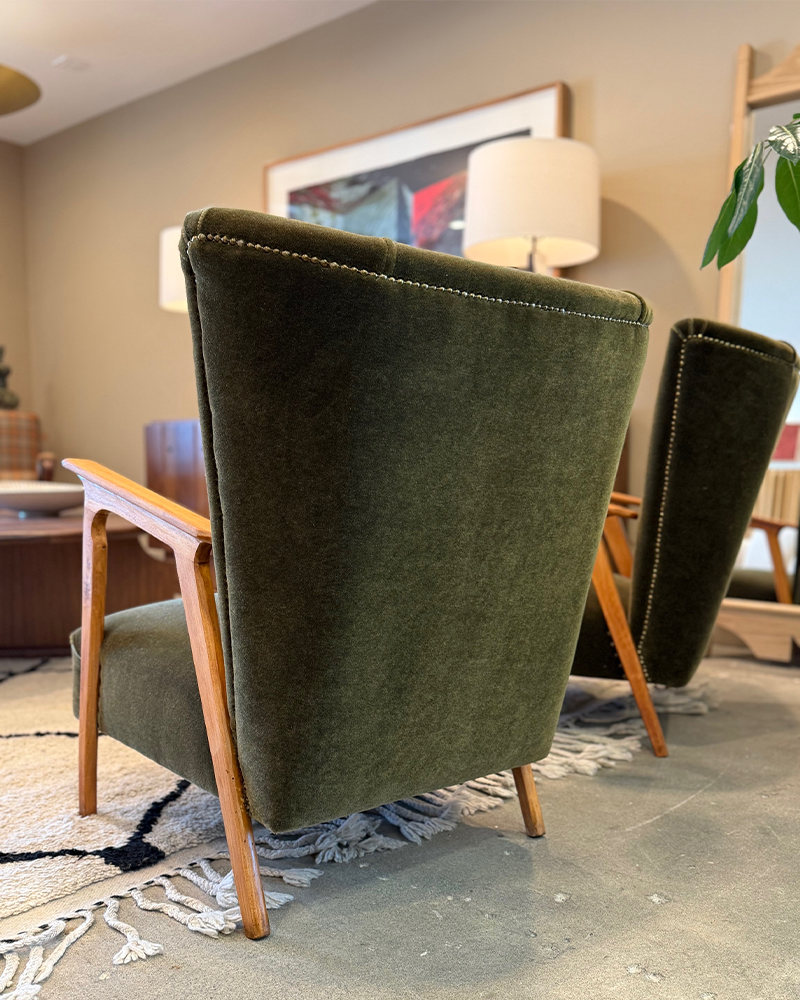 Pair of Italian Armchairs