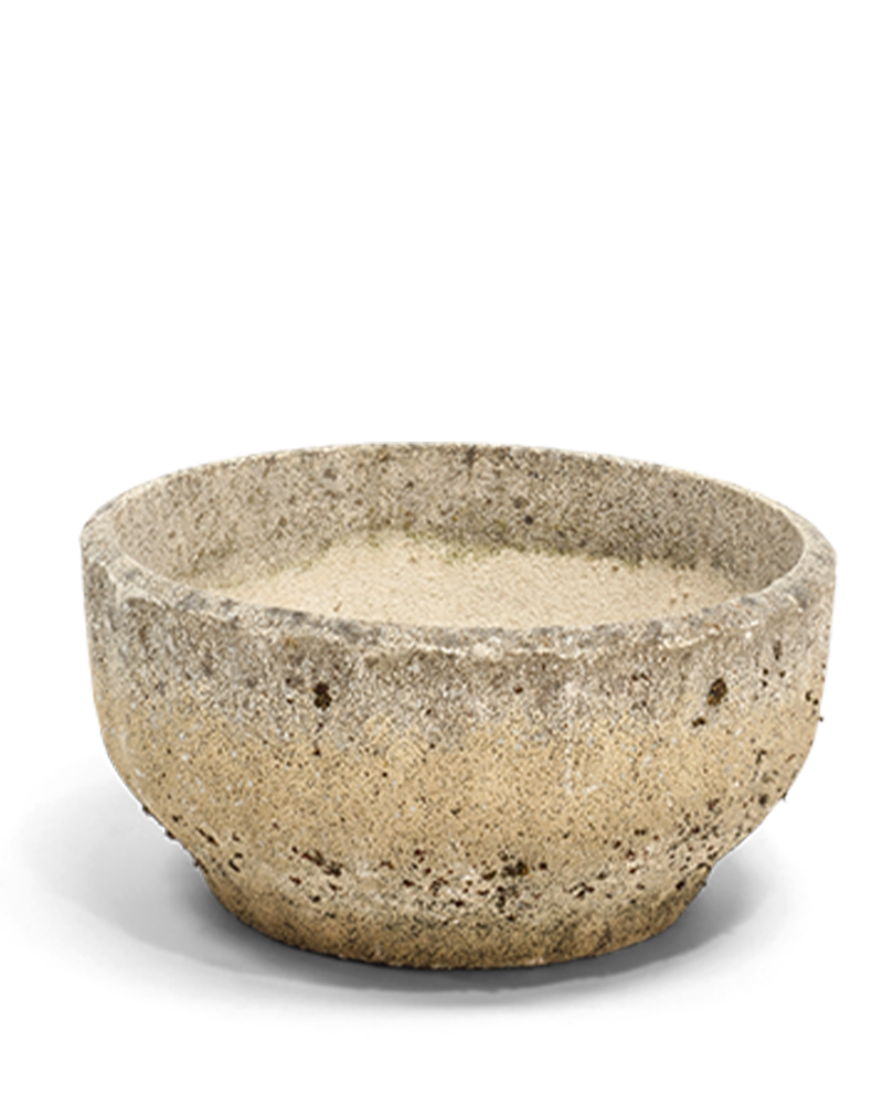 Willy Guhl Round Concrete Planter