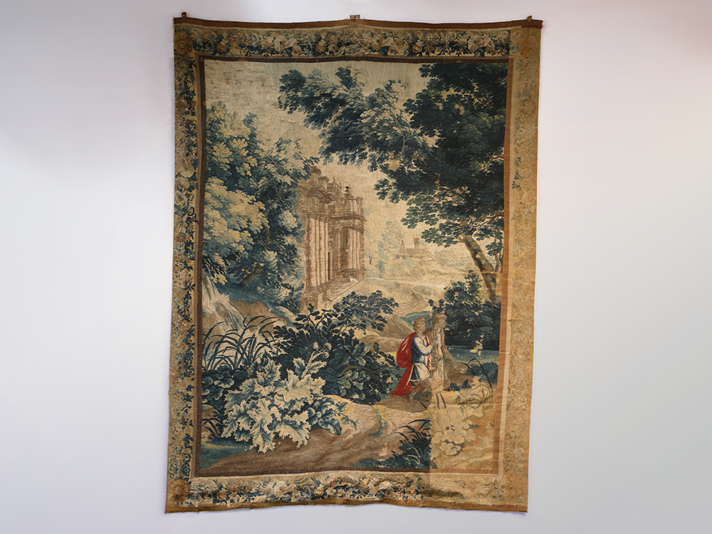 Fragment of an 18th-century Aubusson Tapestry