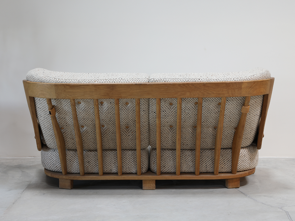 Guillerme et Chambron Oak 'Denis' Sofa